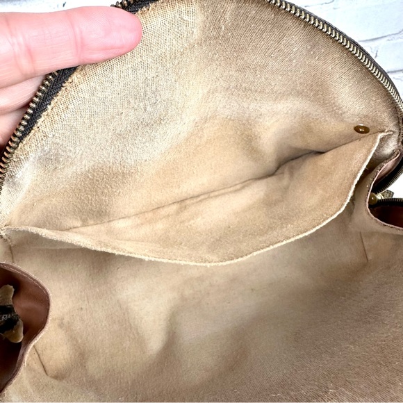 Louis Vuitton Demi Ronde Crossbody Pouch bag with chain, scarf and dust bag - Picture 13 of 16